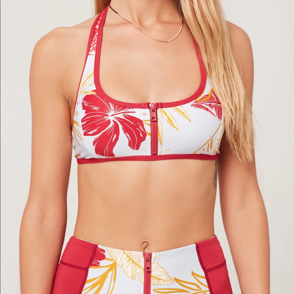 L’space Cher Bikini Top Size M New $92